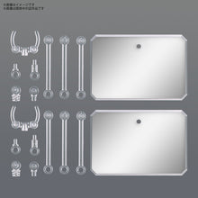 Load image into Gallery viewer, Action Base 6 (Clear Color) Mirror Sticker Set - Shiroiokami HobbyTech