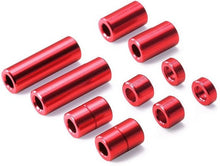 Load image into Gallery viewer, ALUMINUM SPACER SET (12/6.7/6/3/1.5MM) (GOLD/RED/GREEN/BLACK/PURPLE) - Shiroiokami HobbyTech
