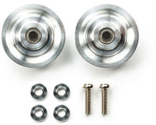 Load image into Gallery viewer, HG 19MM TAPERED ALUMINUM BALL-RACE ROLLERS (RINGLESS) (MINI 4WD LIMITED) - Shiroiokami HobbyTech