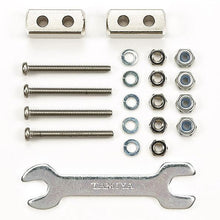 Load image into Gallery viewer, MASS DAMPER SQUARE SHORT (6 X 6 X 14MM 2PCS) (SILVER) (MINI 4WD LTD.) - Shiroiokami HobbyTech