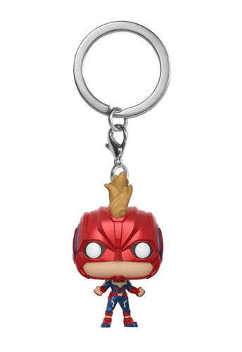 Pocket Pop! Keychain: Marvel - Captain Marvel - Shiroiokami HobbyTech