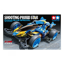 Muatkan imej ke dalam penonton Galeri, Shooting Proud Star Clear Blue Special (MA Chassis) (Mini 4WD Limited) - Shiroiokami HobbyTech