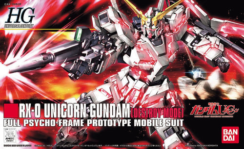 1/144 HGUC RX-0 Unicorn Gundam Destroy Mode - Shiroiokami HobbyTech