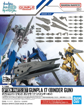 Muatkan imej ke dalam penonton Galeri, 1/144 Option Parts Set Gunpla 17 (Binder Gun) - Shiroiokami HobbyTech