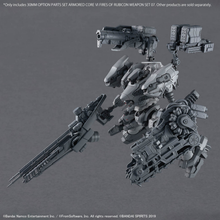 Muatkan imej ke dalam penonton Galeri, 30MM Armored Core VI Fires of Rubicon Weapon Set 07 weapon loadout display