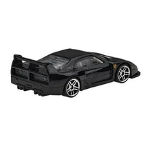 Load image into Gallery viewer, Black Hot Wheels Ferrari F40 model shown from the rear