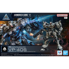 Load image into Gallery viewer, 30MM Armored Core VI Fires of Rubicon Arquebus Corporation VP-40S Bandai Spirits box art