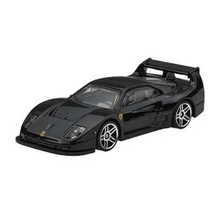 Load image into Gallery viewer, Black Hot Wheels Ferrari F40 model shown from the front