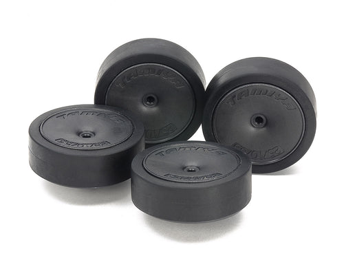 Large Dia. Low Friction Low-Profile Tires (31mm) & Carbon Wheels (Dish)