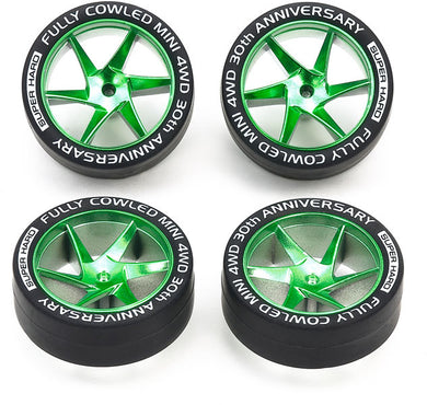 Fully Cowled 30th Anniv. Super Hard Low Profile Tires & Matte Green Plated Wheels