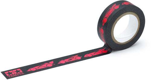 Fully Cowled 30th Anniv. Multipurpose Tape (15mm Width/Black & Pink)