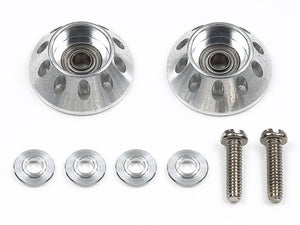 HG Lightweight 13mm Tapered Aluminum Ball-Race Rollers (Ringless) - Shiroiokami HobbyTech
