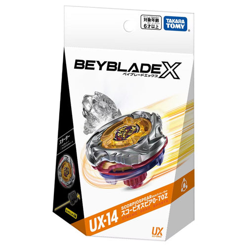 BEYBLADE X UX-14 Starter Scorpio Spear 0-70Z