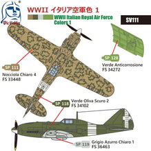 Load image into Gallery viewer, WWII Italian Royal Air Force Colors 1