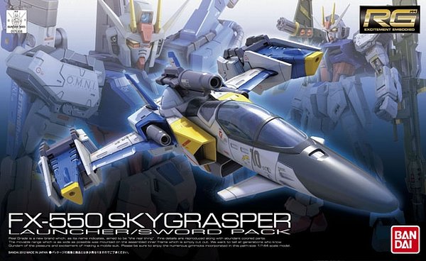 1/144 RG FX-550 SKYGRASPER LAUNCHER/SWORD PACK - Shiroiokami HobbyTech