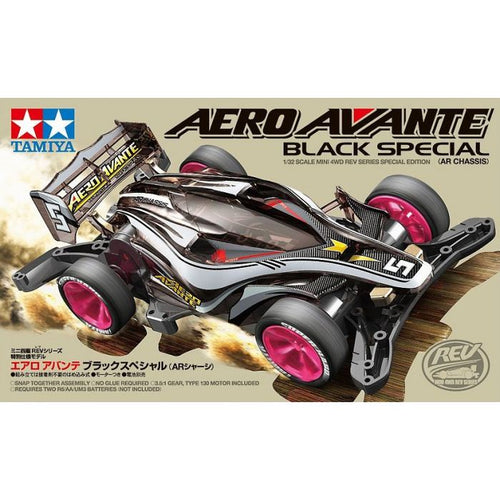 AERO AVANTE BLACK SPECIAL (AR CHASSIS) [MINI 4WD LIMITED] - Shiroiokami HobbyTech