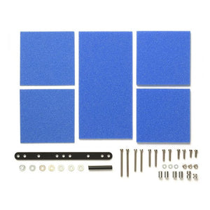 BRAKE SPONGE SET (MILD, 1, 2, 3MM BLUE) - Shiroiokami HobbyTech