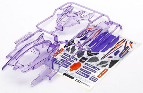 DCR-01 Body Parts Set (Clear Purple) - Shiroiokami HobbyTech