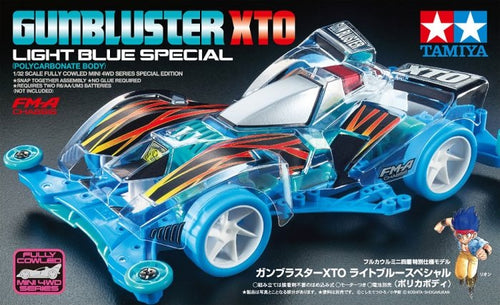GUNBLUSTER XTO LIGHT BLUE SPECIAL (POLYCARBONATE BODY) - Shiroiokami HobbyTech