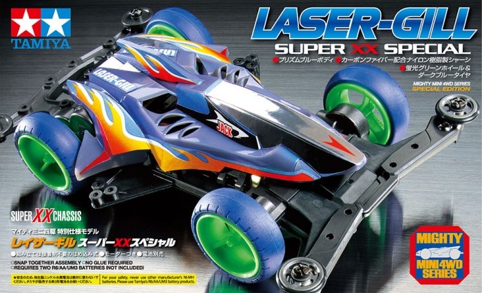 LASER-GILL SUPER XX SPECIAL (MINI 4WD LIMITED) - Shiroiokami HobbyTech
