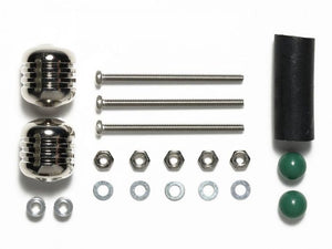 MASS DAMPER SET (HEAVY/SILVER) (MINI 4WD LIMITED) - Shiroiokami HobbyTech