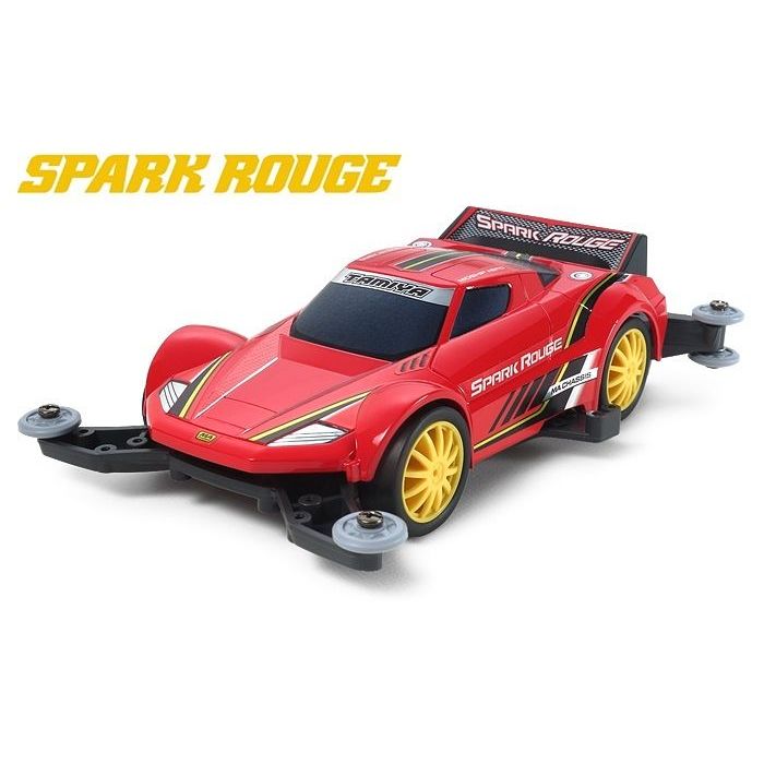 MINI 4WD PRO SPARK ROUGE - Shiroiokami HobbyTech