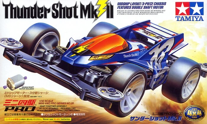 MINI 4WD PRO THUNDER SHOT MK.II | Shiroiokami HobbyTech