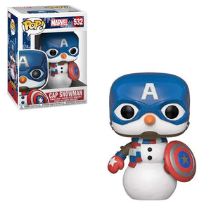 Pop! Marvel Holiday - Captain Snowman America (Standard Grade) - Shiroiokami HobbyTech
