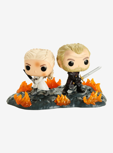 Pop! Movie Moments: Game of Thrones: Daenerys and Jorah at the Battle of Winterfell - Shiroiokami HobbyTech