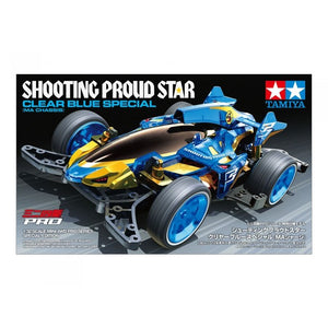 Shooting Proud Star Clear Blue Special (MA Chassis) (Mini 4WD Limited) - Shiroiokami HobbyTech